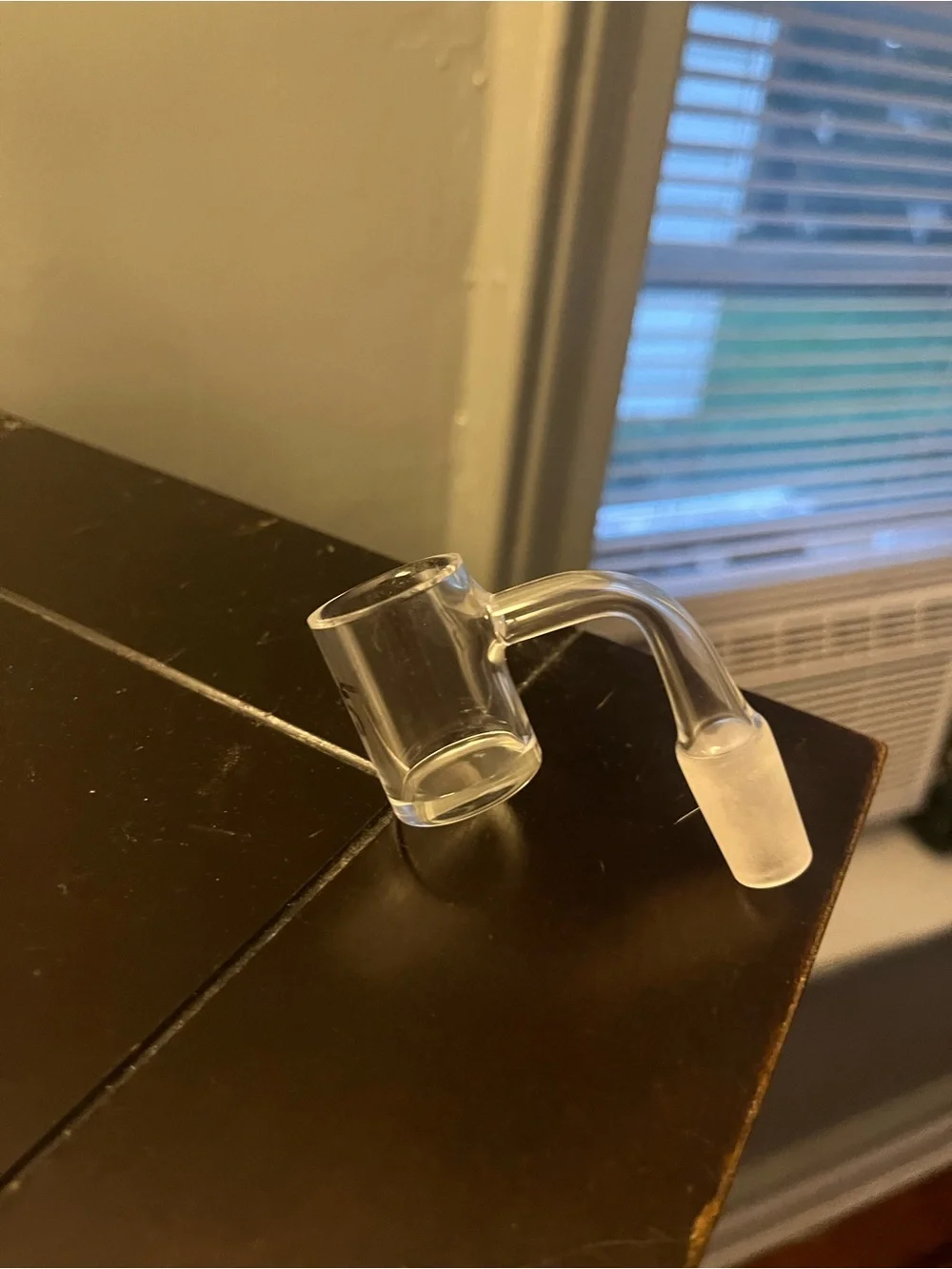Clear Glass Quartz Banger Nail - Transparent Brand New